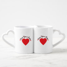 Caneca de Café Love You a Latte com Mão em Forma d