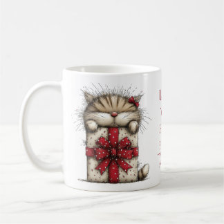 Caneca De Café “Love You Fur-Ever” Cute Cat Gift Valentine Mug
