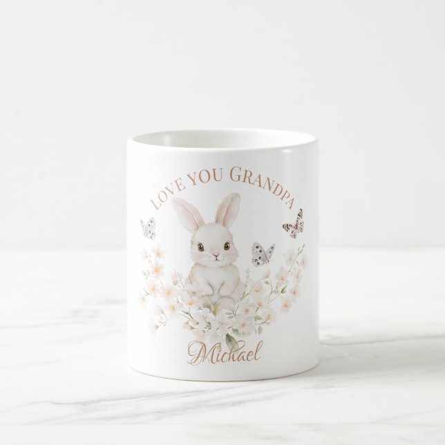 Caneca De Café Love You Grandpa Birthday Mug (Centro)