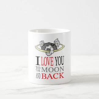 Caneca De Café Love You to the....Valentinstag Geschenkidee