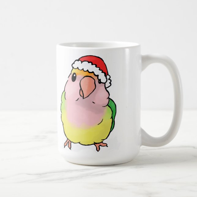 Caneca De Café lovebird em um chapéu (Direita)