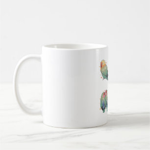 Caneca De Café Lovebird Magic