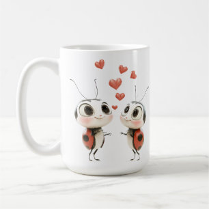 Caneca De Café 💕 Lovebug Ladybug Mug - Sipes fofos e cotontos!