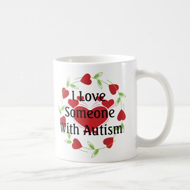 Caneca De Café LoveHearts-Autismo (Direita)