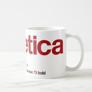 Caneca De Café LoveHelvetica Maroon Mug