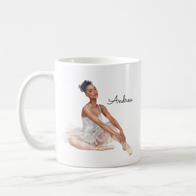 Caneca De Café Lovely Ballerina Girl (Esquerda)