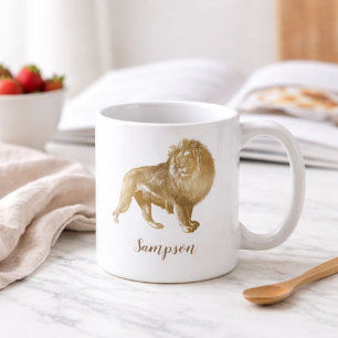 Caneca De Café Lovely Lion