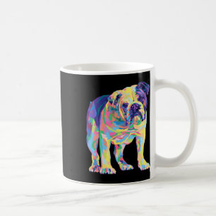Caneca De Café Lover Oferece Bulldog Colorful English Bulldog Men