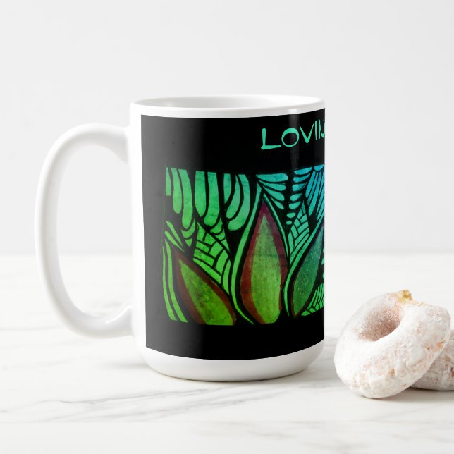 Caneca De Café Lovin~Nature (Com Donut)