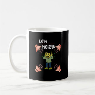 Caneca De Café Low Noise Awareness –Sensory Overload Illustration