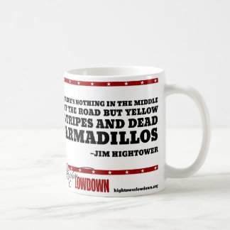 Caneca De Café Lowdown de Hightower: Nada no médio (caneca)