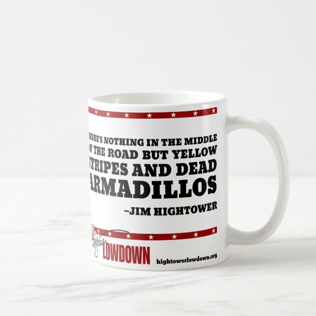 Caneca De Café Lowdown de Hightower: Nada no médio (caneca) (Direita)