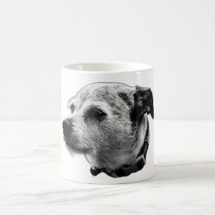 Caneca De Café Loyal Gaze Terrier Mix Coffee Mug