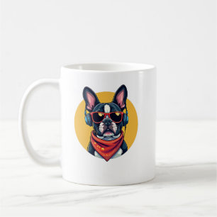 Caneca De Café Lpreguiçoso Frenchie Nope Cute Bulldog Tee
