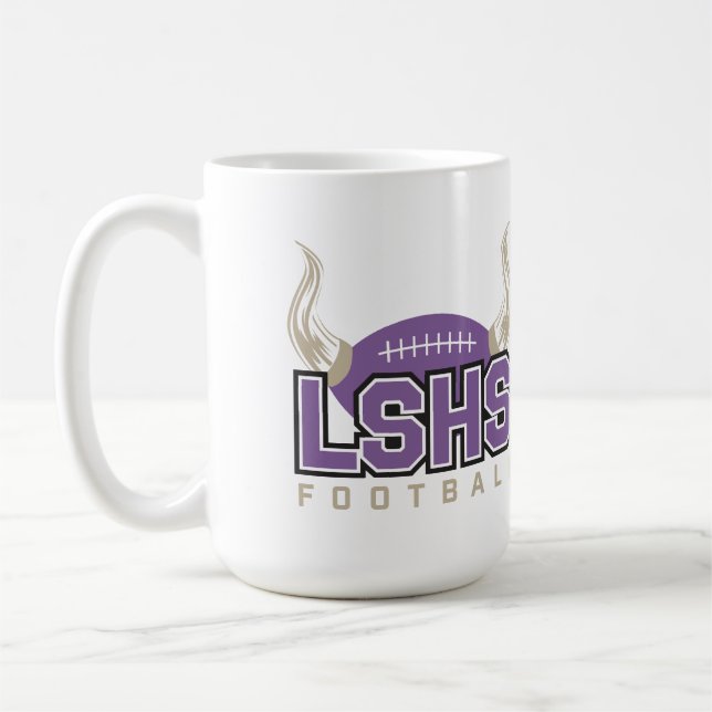 Caneca De Café LSHS Vikings Futebol (Esquerda)