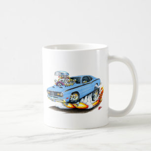 Caneca De Café Lt 1970-74 do espanador de Plymouth Azul Carro