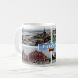 Caneca De Café LT Letônia Lietuva - Riga -