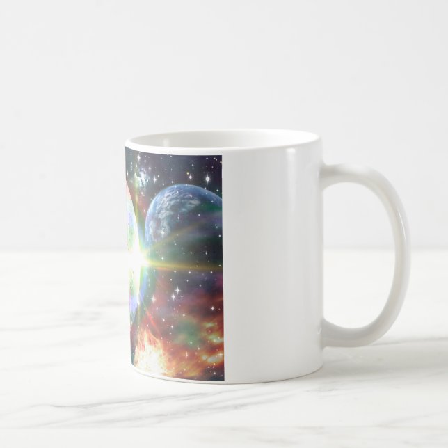 Caneca De Café lua arco-íris (Direita)
