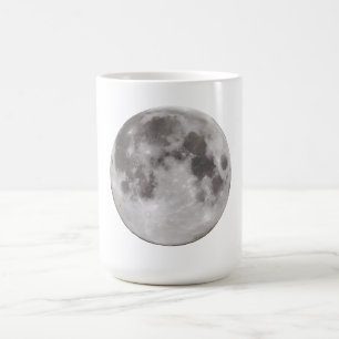 Caneca De Café Lua cheia no céu à noite
