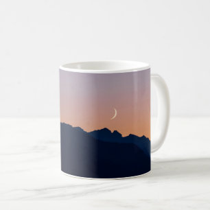 Caneca De Café Lua Crescente & Vênus   Seabeck, Washington