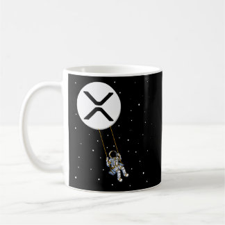 Caneca De Café Lua de Criptomoeda do Controlador Xrp Swing Ripple