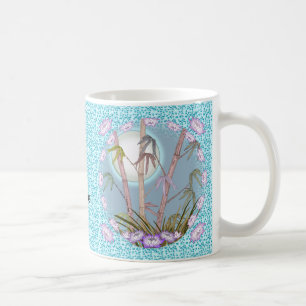 Caneca De Café Lua de Lótus de Bambu