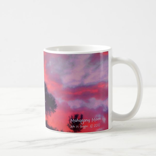 Caneca De Café Lua de mogno (Direita)
