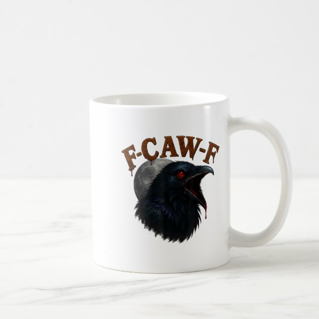 Caneca De Café Lua De Pássaros E Lâmpadas De Pássaros, Funny F Ca (Direita)