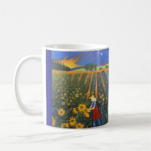 Caneca De Café Lua do Girassol