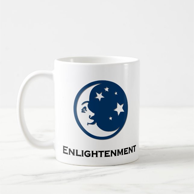 Caneca De Café Lua Estende Iluminismo (Esquerda)