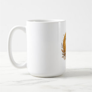 Caneca De Café Lua Fungo Mágico - Boho Melhoria
