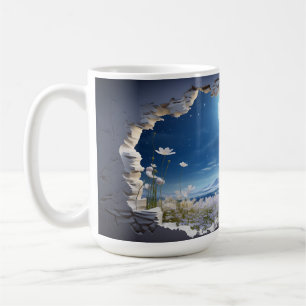 Caneca De Café Lua iluminada - Encantando Mug 3D