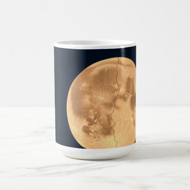 Caneca De Café Lua Rachada (Centro)