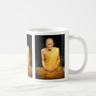 Caneca De Café Luang Poo Mun Bhuridatto ... Monge Budista