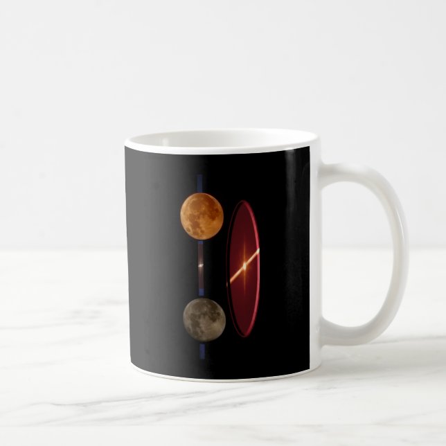 Caneca De Café Luas Verticais com Moonstreak (Direita)