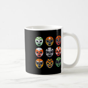 Caneca De Café Lucha Libre Mask Shirt Boy Men Luta mexicana