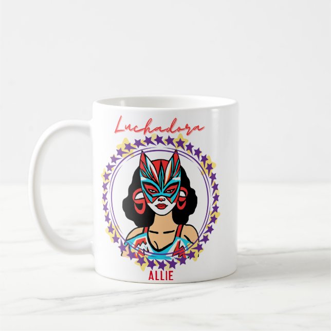 Caneca De Café Luchadora Mug (Esquerda)