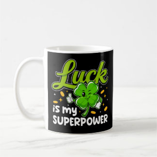 Caneca De Café Luck Is My Superpower