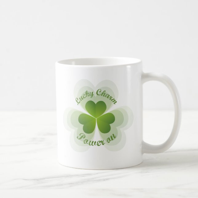 Caneca De Café Lucky Charm Power On (Direita)