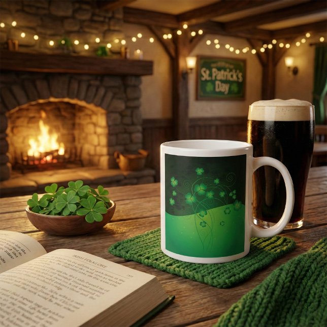 Caneca De Café Lucky Clover Mug (Criador carregado)