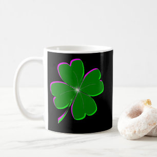 Caneca De Café Lucky Four Folha Clover
