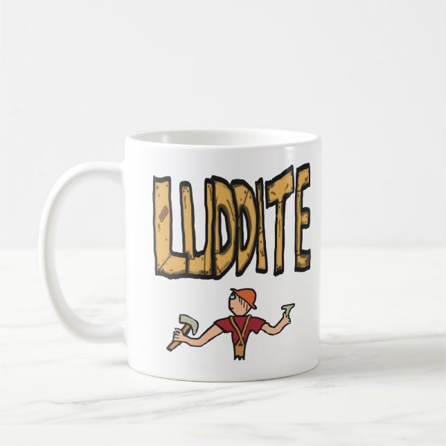 Caneca De Café Luddite (Esquerda)