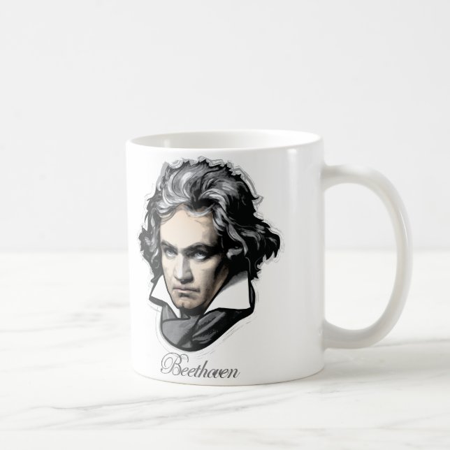 Caneca De Café Ludwig van Beethoven (Direita)