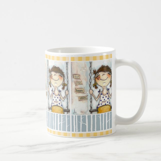 Caneca De Café Lugar Feliz - Mug (Direita)