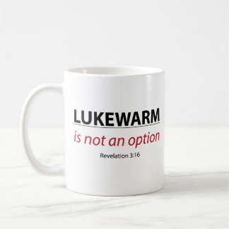 Caneca De Café LUKEWARM NÃO é uma opção