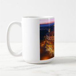 Caneca De Café Luminous Roman Colosseum Nightscape