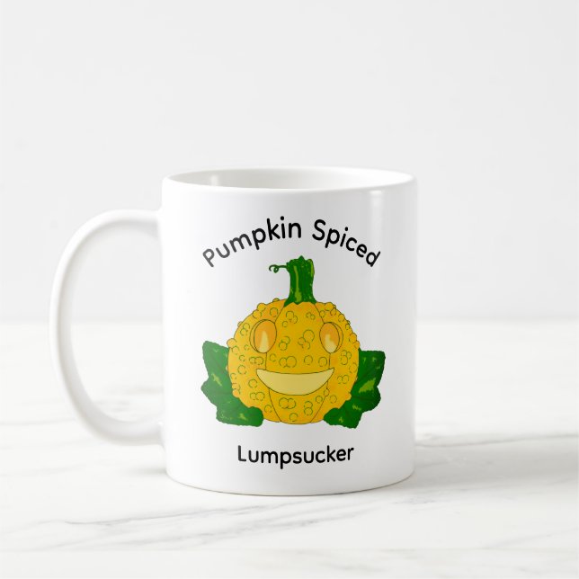 Caneca De Café Lumpsucker Temperado com Abóbora (Esquerda)