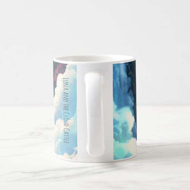 Caneca De Café Luna e o Castelo da Nuvem - Mug Encantado (Alça)