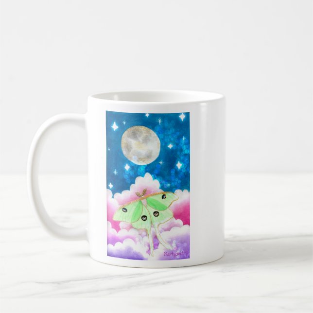 Caneca De Café Luna Moth Baby (Esquerda)