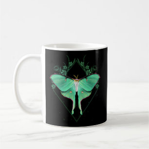 Caneca De Café Luna Moth Belo Inseto De Borboleta Pensado